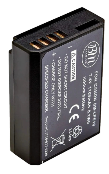 LP-E10 Battery pack of 2